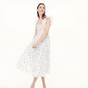 Hill House Home Ellie Nap Dress in Blue Botanical